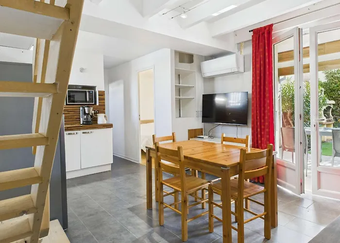 Duplex Climatisé Avec Terrasse, 1 Chambre, Parking Privé, Proche - Fr-1-326-559 Marseillan (Herault)